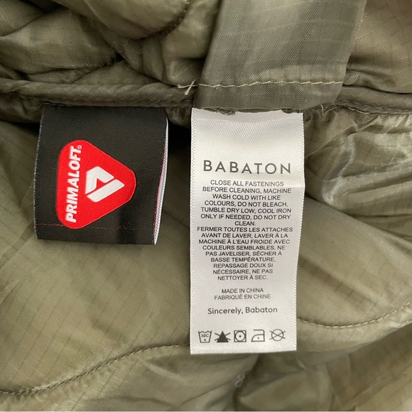 Aritzia Babaton Evergreen Quilted Liner Jacket in Gunmetal Green - Picture 4 of 13